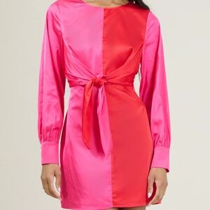 Karie Color Block Mini Dress